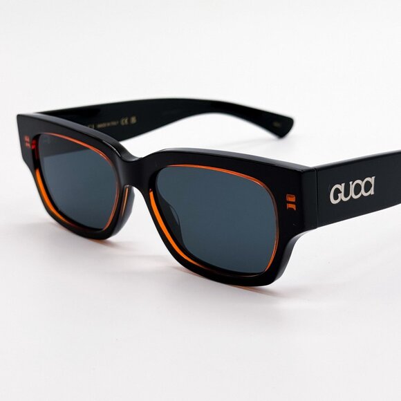 NEW GUCCI GG1794S 003 UNISEX BLACK GRAY SUNGLASSES GUCCI - Picture 4 of 10